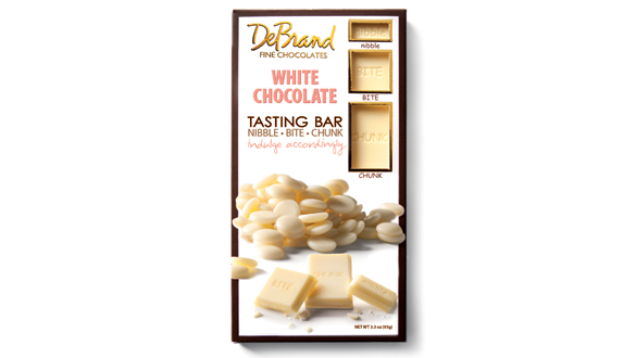 DeBrand White Chocolate Tasting Bars