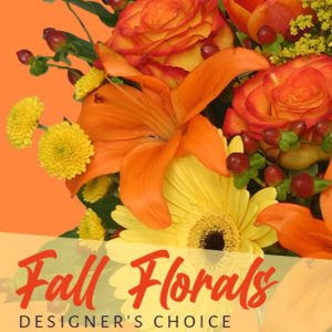 fall florals-designer choice autumn flower bouquet