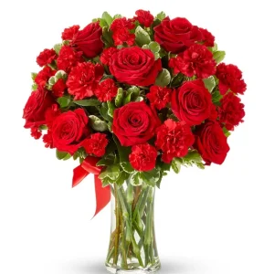 Carns and Roses Floral Bouquet