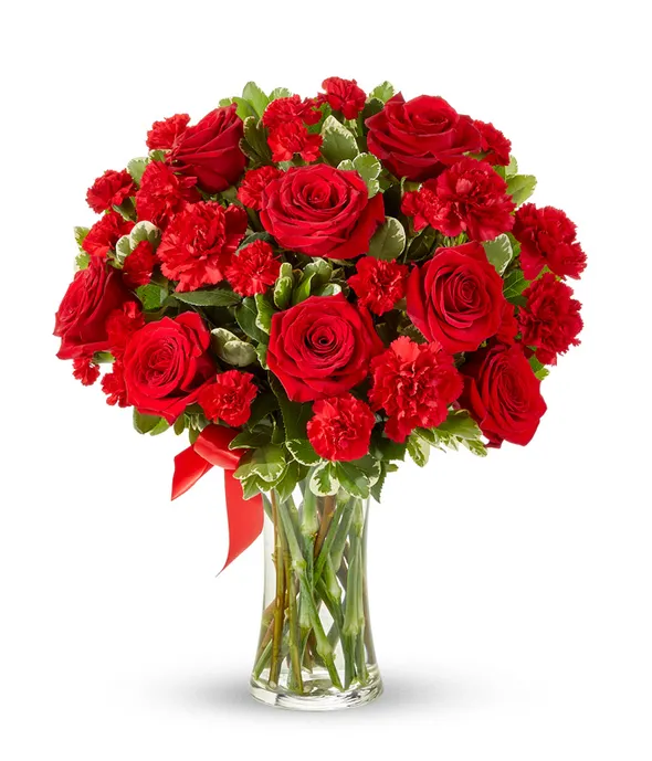 Carns and Roses Floral Bouquet